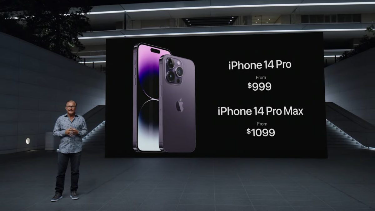 Apple Event 2022 iphone 14 pro price