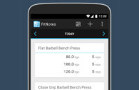 FitNotes screenshot best personal trainer apps for Android