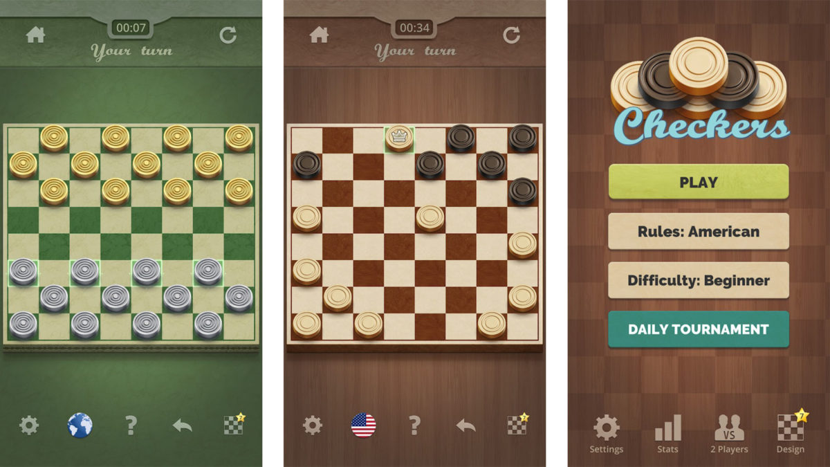 Gamma Play Checkers screenshot