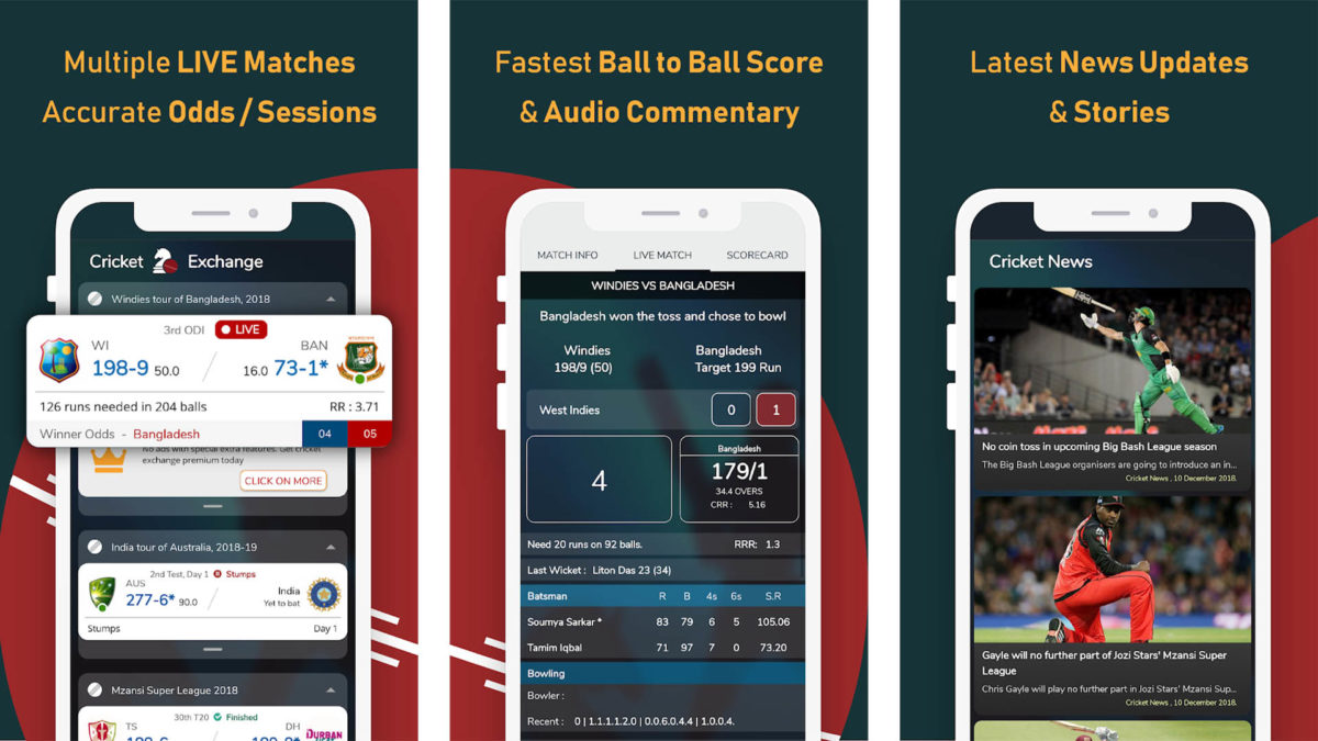 Live Line screenshot is one of the best cricket score apps for android