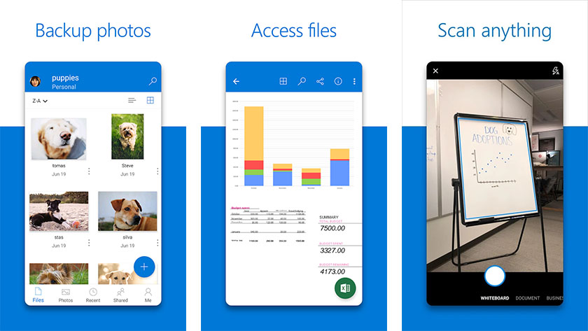 Microsoft OneDrive is one of the best business apps for android