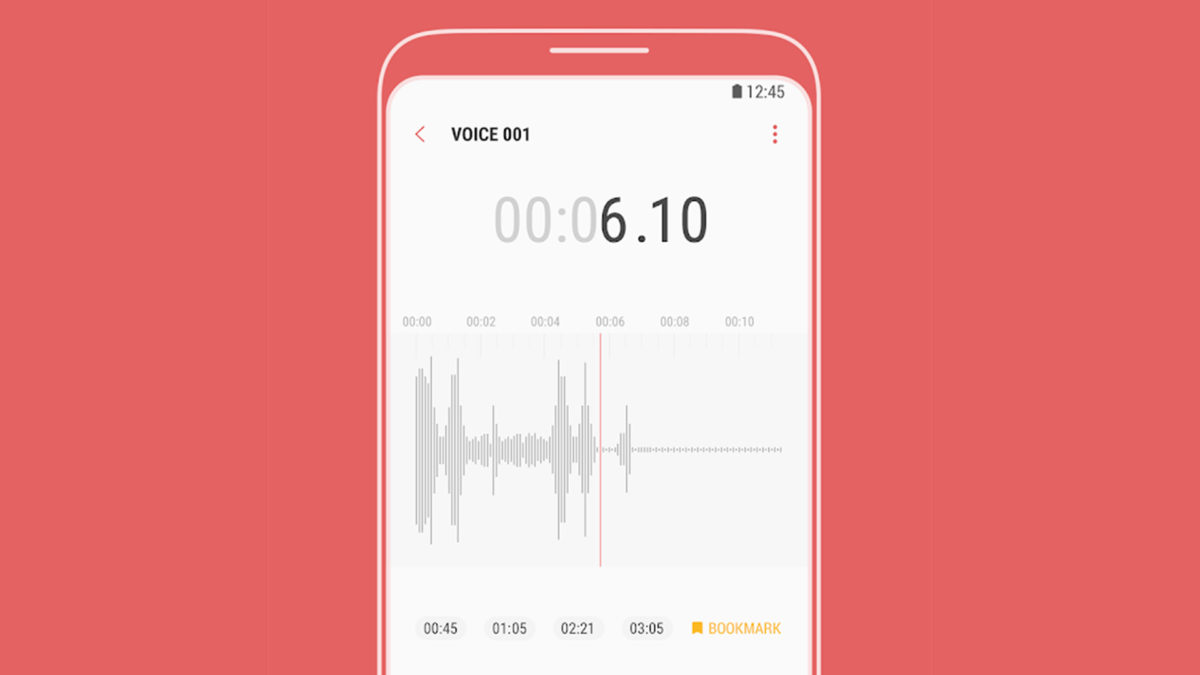 Samsung Voice Recorder best voice recorder apps for Android