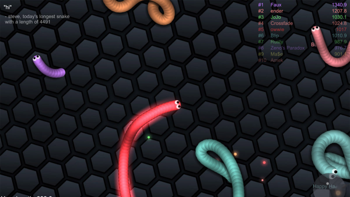 Slitherio screenshot best IO games for Android