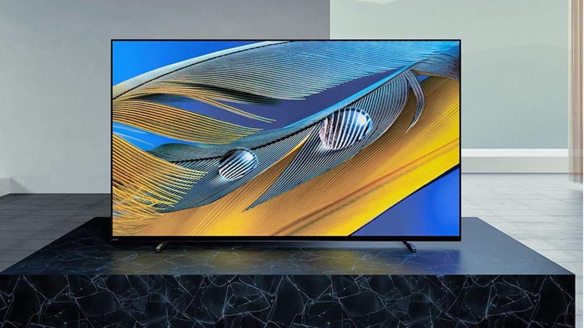 Sony A80J 65 Inch Bravia XR OLED 4K Ultra HD Smart Google TV Promo Image