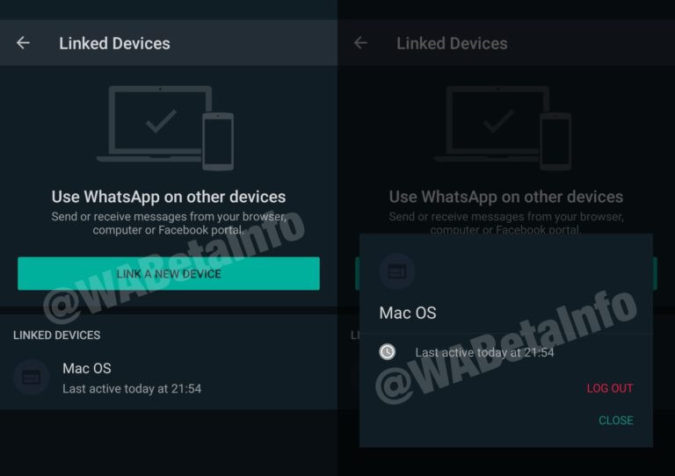 WhatsApp multiple devices WABetaInfo