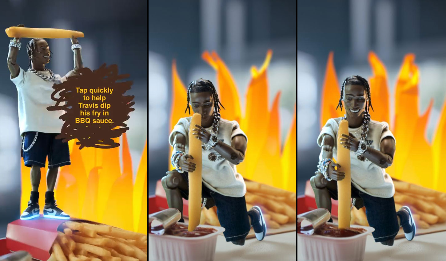 Ad Images for McDonald's Travis Scott Meal