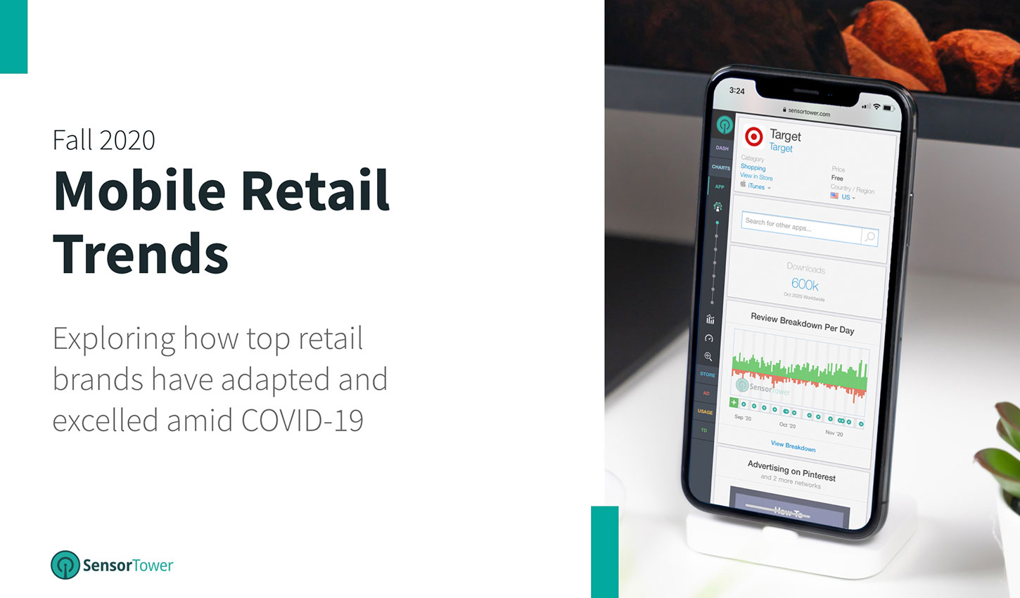 According to Sensor Tower’s Mobile Retail Trends Fall 2020 report, the top B&M apps saw installs grow 27% year-over-year and top e-commerce apps grew 14% year-over-year from Q1 to Q3 2020.”