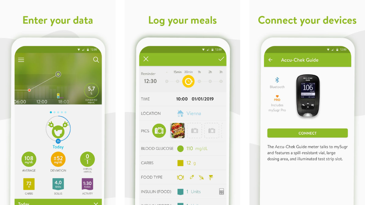 mySugr screenshot 2020