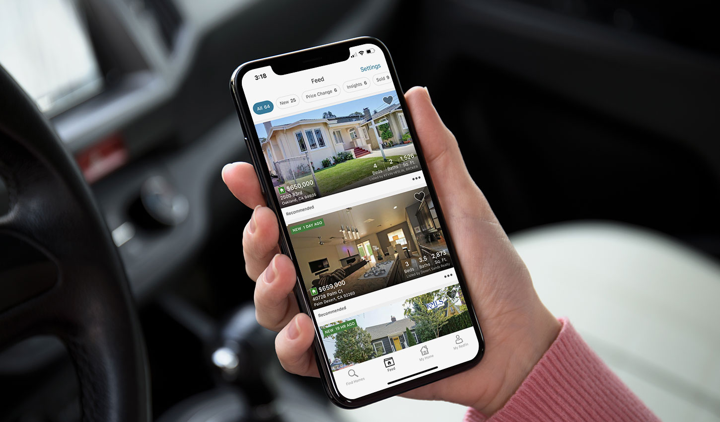 The top five real estate apps had a record month of installs in August